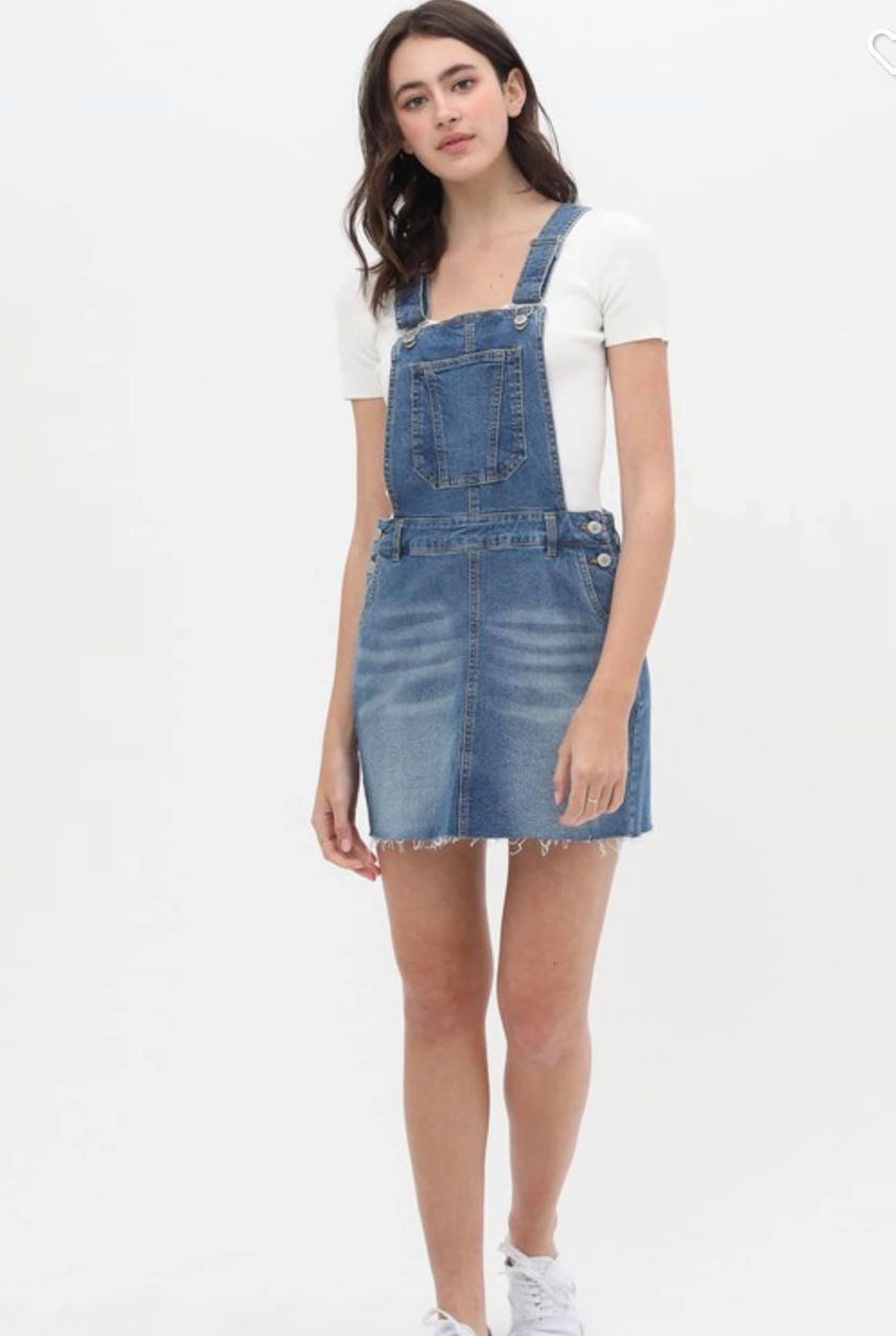 Denim Overall Skirt