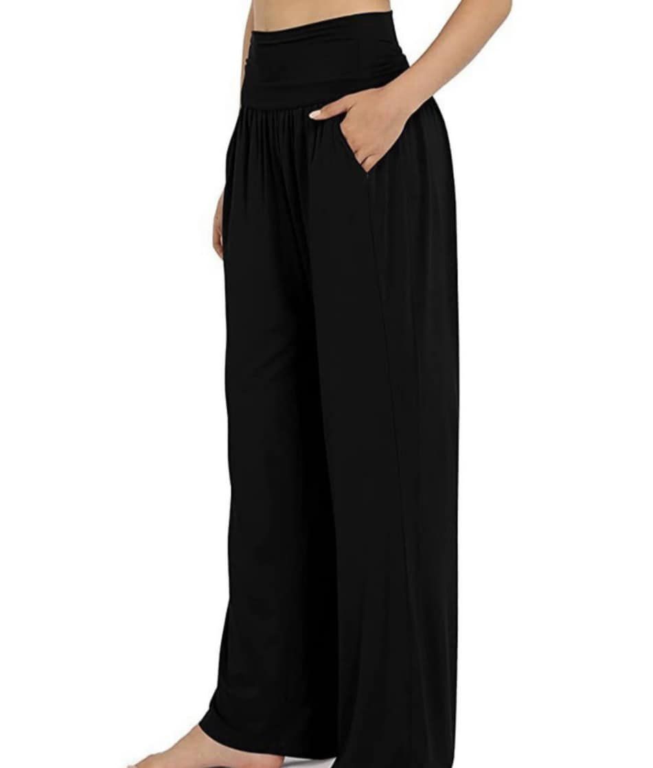 Casual Comfy High Waist Wide Leg Pants