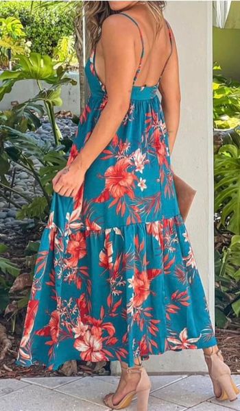 Tropical Maxi Dress