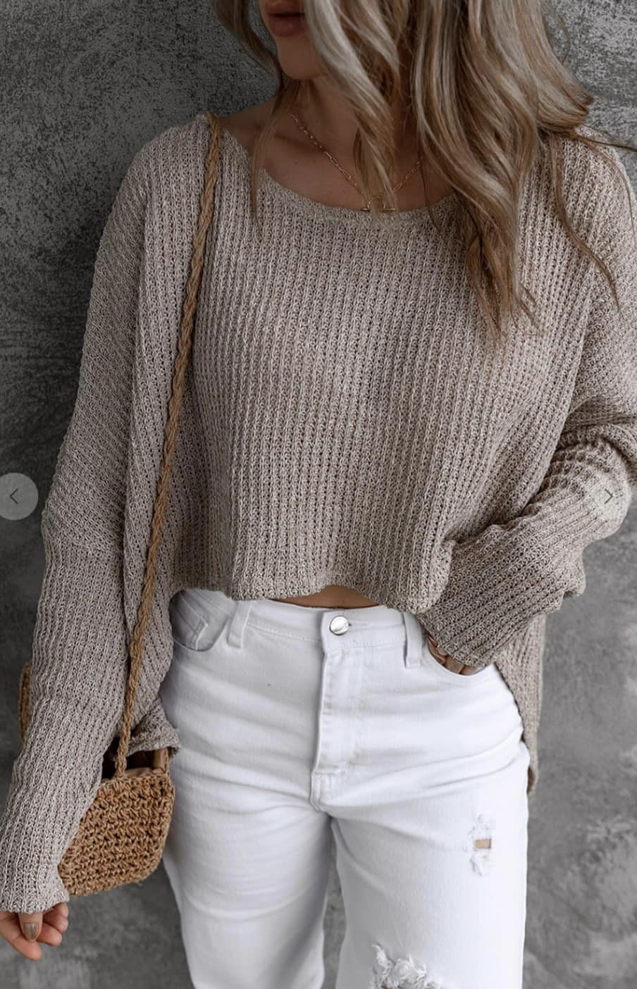 Hi Lo Slouch Sweater