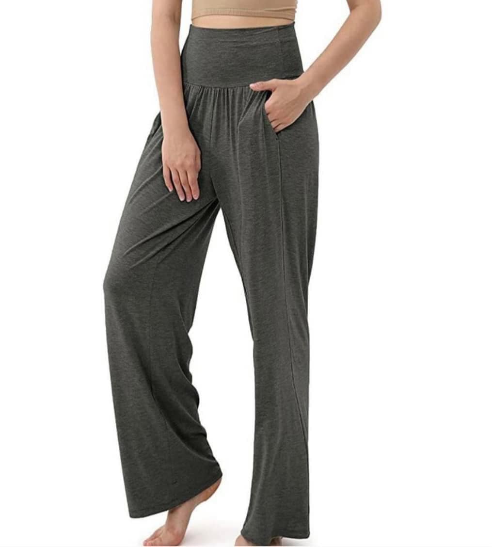 Casual Comfy High Waist Wide Leg Pants