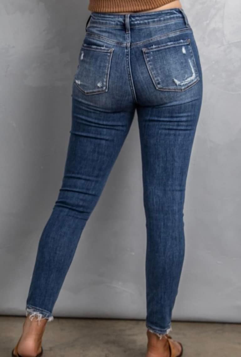 Skinny Jeans with Rips