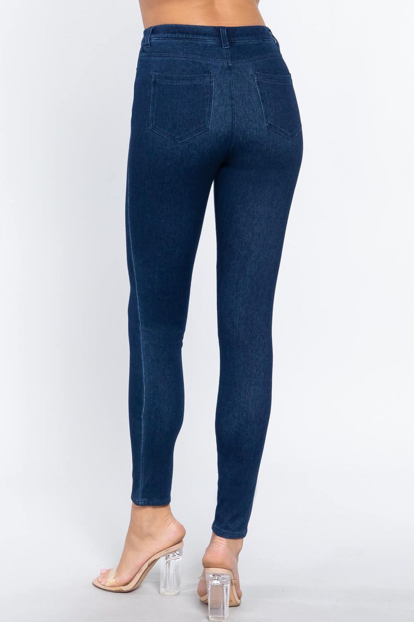 Denim Jeggings with Back Pocket