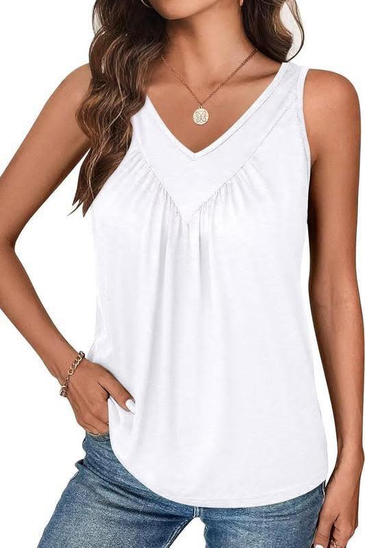 Sleeveless Solid Top