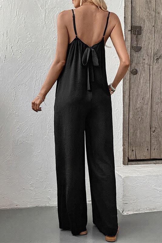 Romper Jumpsuit with Crochet Detail