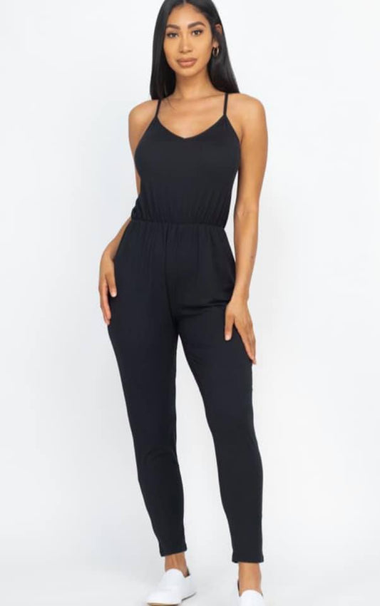 Soft Solid Jumpsuit