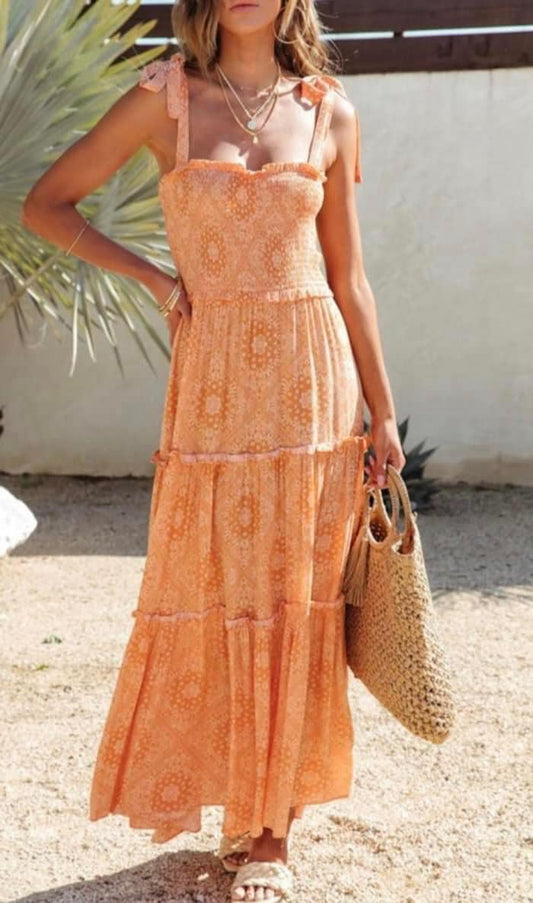 Smocked Maxi Dress