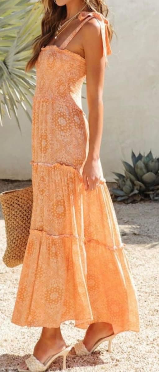 Smocked Maxi Dress