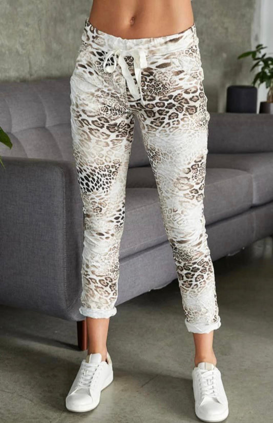 Cheetah Jogger Pants