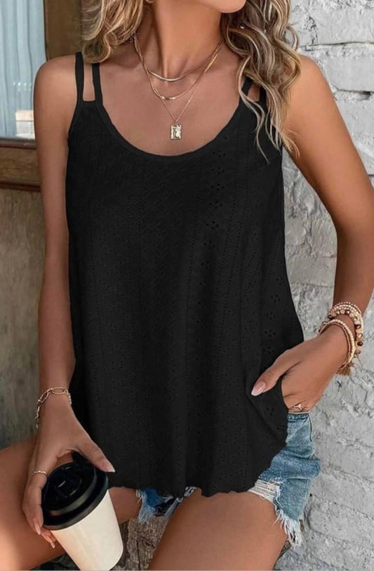 Double Strap Loose Fit Tank