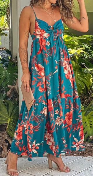 Tropical Maxi Dress