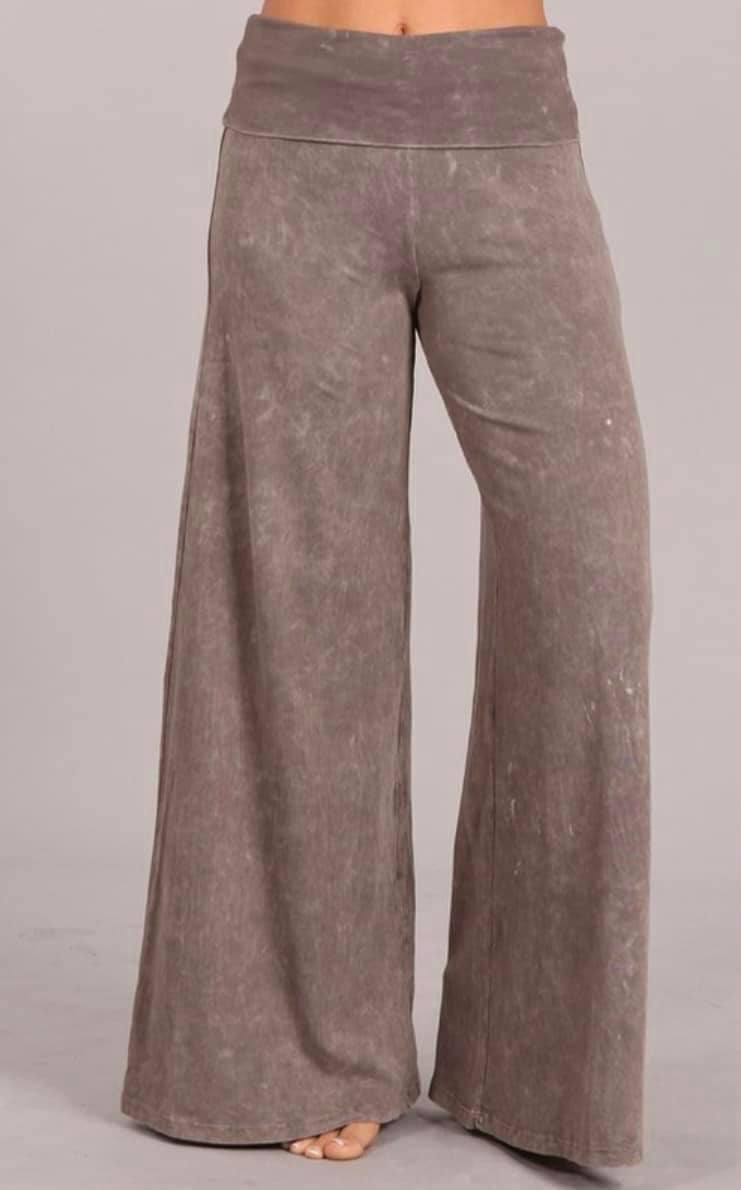 Mineral Washed Comfy Lightweight Loose Fit Pants
