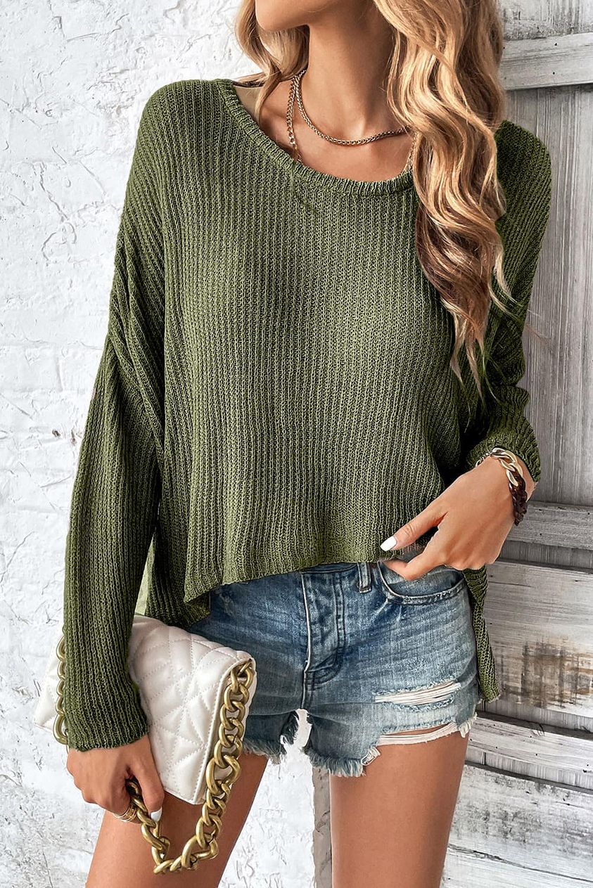 Hi Lo Slouch Sweater