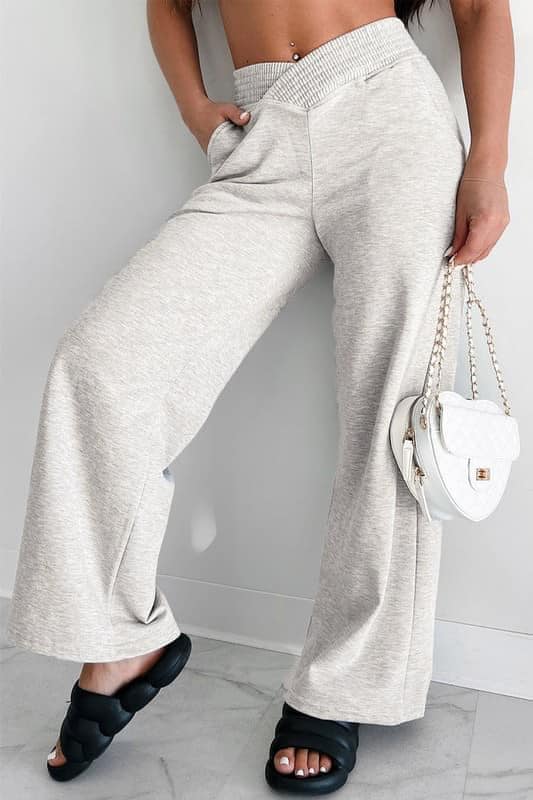 Cross Front Sweat Pants