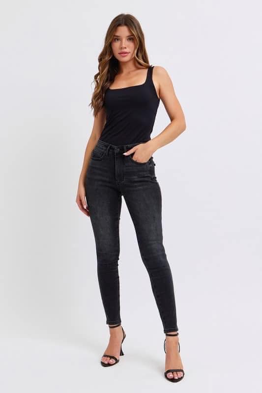 JUDY BLUE  Tummy control Black Jeans