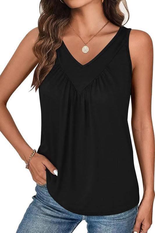 Sleeveless Solid Top